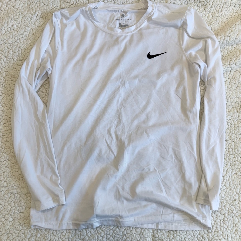 Nike White Dri-FIT T-Shirt